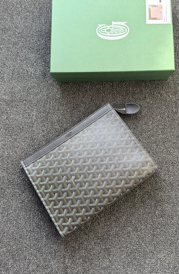 Goyard Senat pouch in grey Goyardine