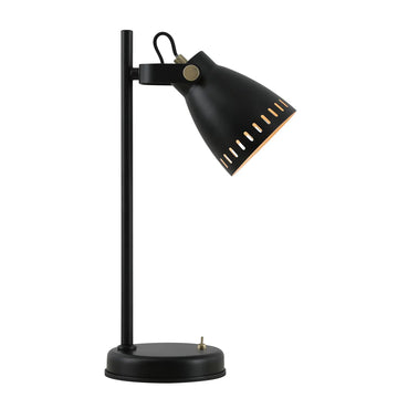 Nelson Lighting Bojam Adjustable Table Lamp Black/Antique