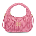 Miu Miu Bag | Wander Shoulder Bag in Matelassé Nappa Leather 