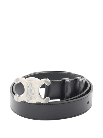 Celine Triomphe belt in black