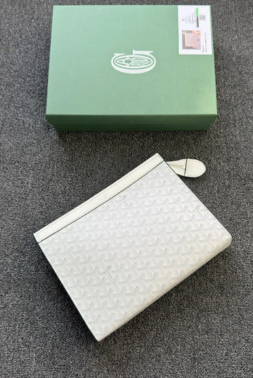 white Goyard Goyardine Conti