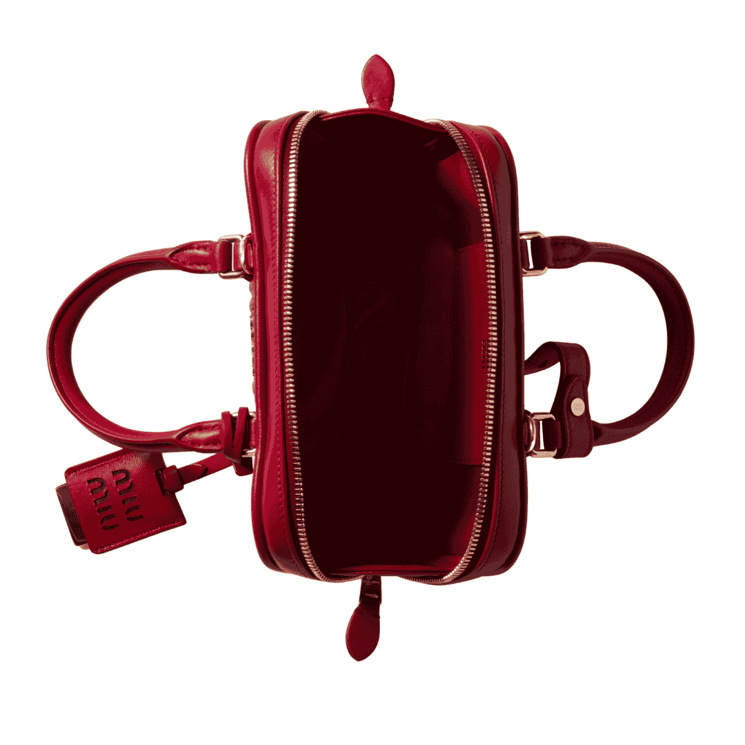 Miu Miu Bag | Arcadie matelassé nappa leather mini-bag "Red"