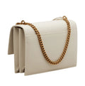 Guess | Meridian Girlfriend Satchel In Ivory Polyurethane Material