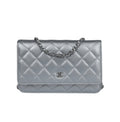 Chanel Bag | Classic Wallet On Chain Silver Metallic