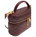 Saint Laurent Bag | Gaby Vanity Bag In A Rich, Burgundy Color.