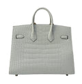 Hermès Bag | Birkin 25 Handbag Pale Grey