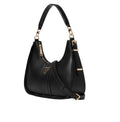 Guess | Noreen Top Zip Shoulder Bag In Black Polyurethane
