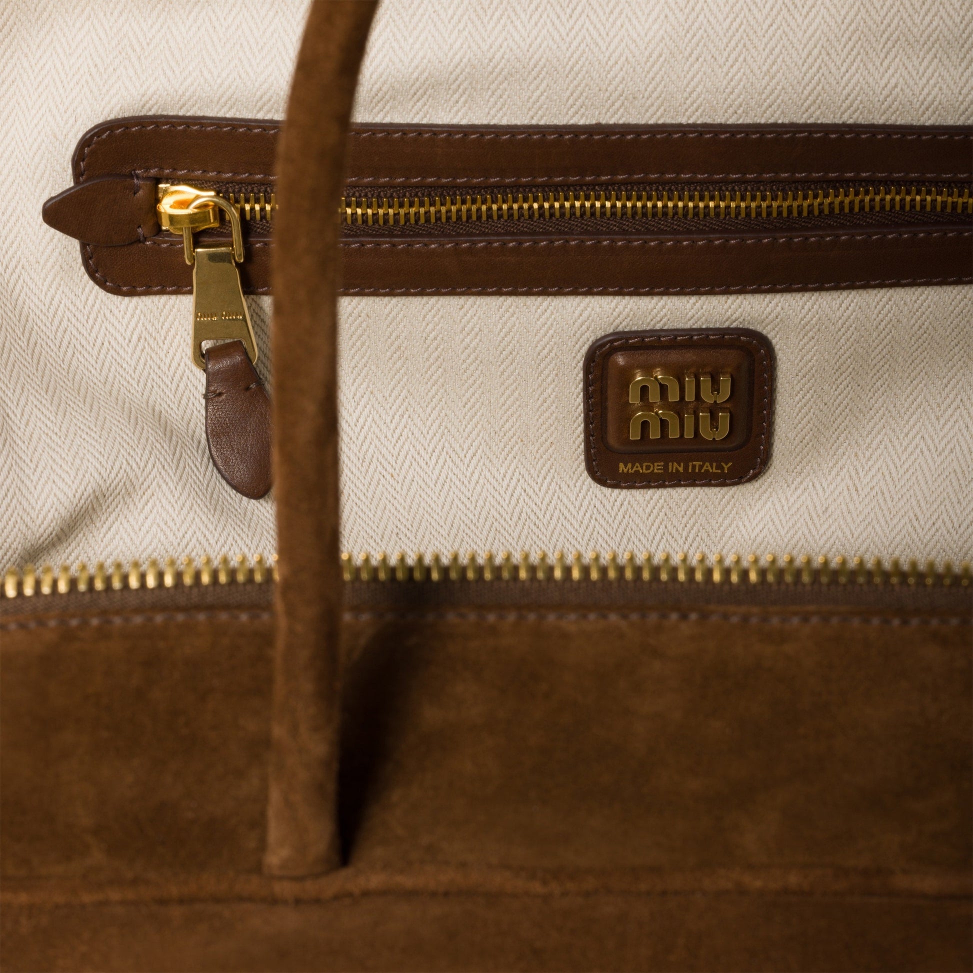 Miu Miu Bag | Suede Beau bag Cocoa Brown
