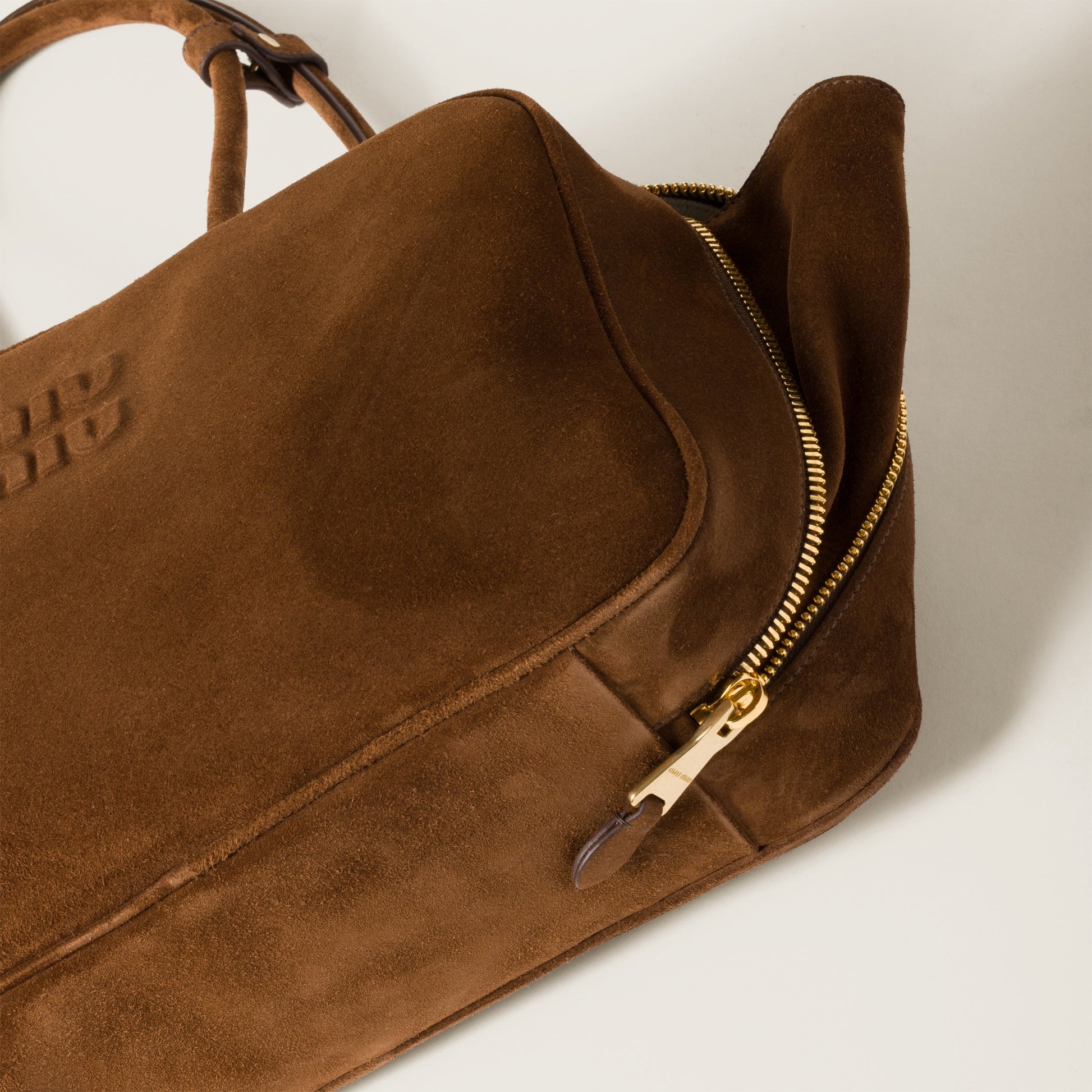 Miu Miu Bag | Suede Beau bag Cocoa Brown