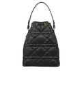 Dior | Caro Backpack In Black Macrocannage Lambskin.