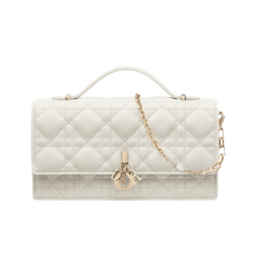 Dior | My Dior Mini Bag In Latte Cannage Lambskin.
