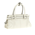 Prada Bag | Bonnie Mini Leather Tote Bag White Calf Leather