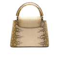 Louis Vuitton Bag | Capucines Gold Snake Skin