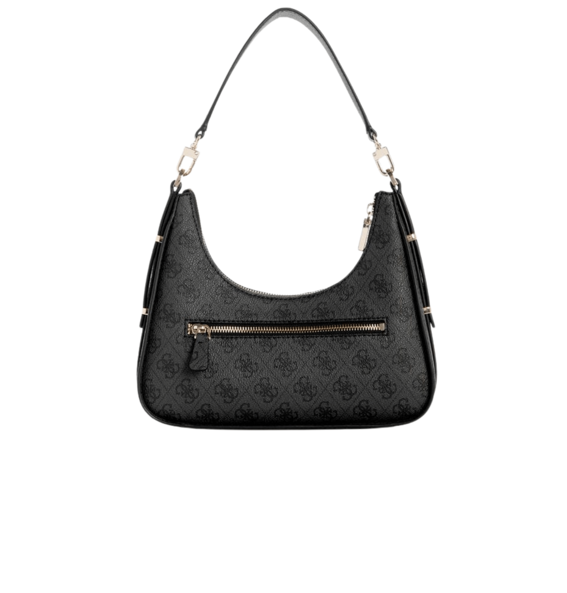 Guess | Noreen Top Zip Shoulder Bag In The Coal Logo